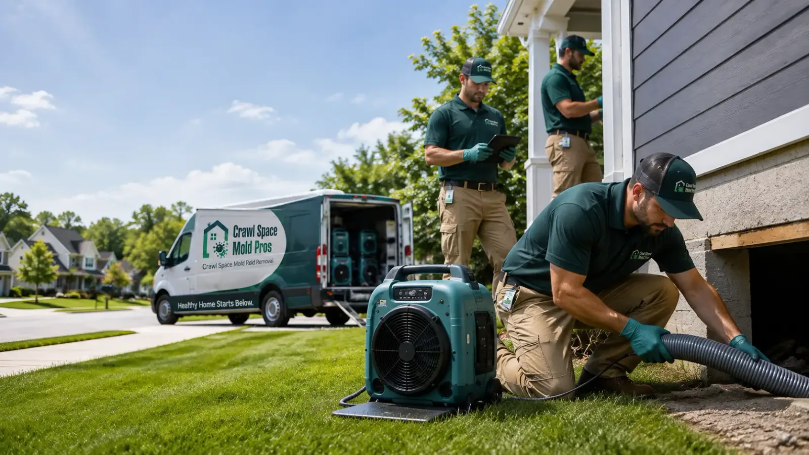 Crawl Space Mold Removal in Firth, ID